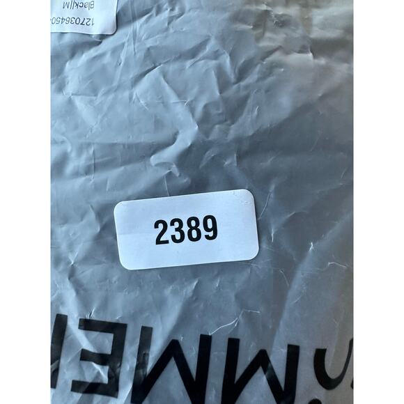 Eileen Fisher Gray Black Stretch Pull-On Slim Pants Size Large - Picture 6 of 8